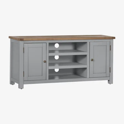 Habitat Habitat Kent 2 Door Large Low Sideboard TV Unit - Grey