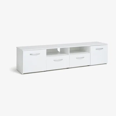 Habitat Habitat Hayward 2 Door TV Unit - White Gloss