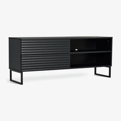 Habitat Habitat Cairo 2 Drawer TV Unit - Black