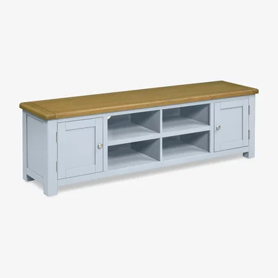 Habitat Habitat Kent 2 Door TV Unit - Light Grey