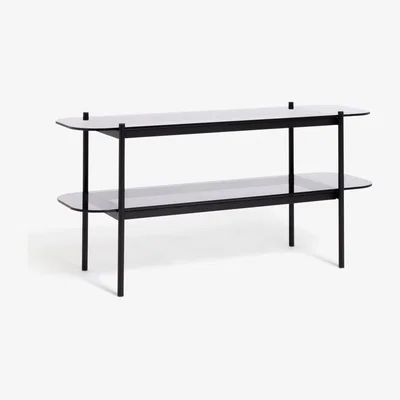 Habitat Habitat Neo 2 Tier Low TV Unit - Black