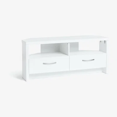 Habitat Habitat Venice 2 Drawer Large Corner TV Unit - White