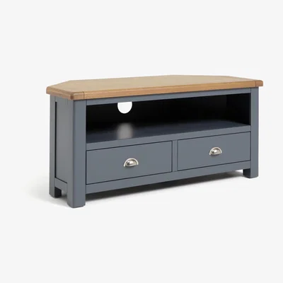 Habitat Habitat Kent Corner TV Unit - Dark Grey