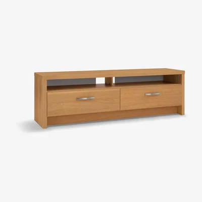 Habitat Habitat Venice 2 Drawer Large TV Unit - Oak Effect