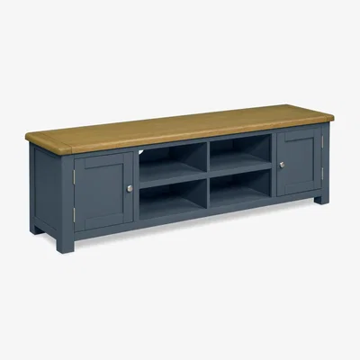 Habitat Habitat Kent 2 Door TV Unit - Grey & Oak