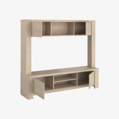 Habitat Portland Wall TV Unit - Oak