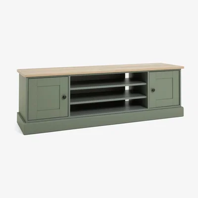Habitat Habitat Winchester 2 Door TV Unit - Reed Green