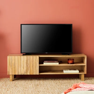 Habitat Habitat Jericho 1 Door TV Unit - Natural