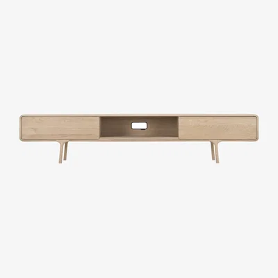 Heal's Ercol Fawn AV Unit Oak