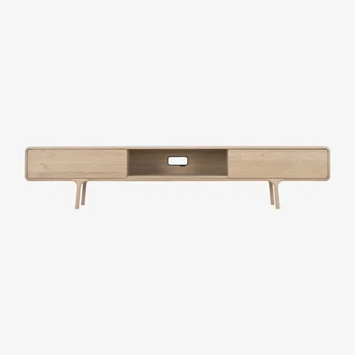 Heal's Gazzda Fawn AV Unit Oak - Heal's UK Furniture