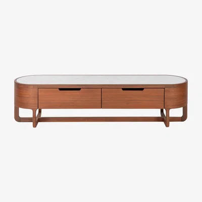Heal's Heal's Anais AV Unit Walnut and Marble