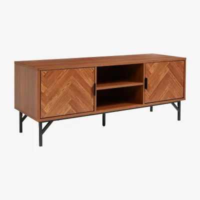 Homebase Fulford Chevron TV Stand