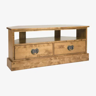 John Lewis Laura Ashley Garrat Corner TV Unit, Honey