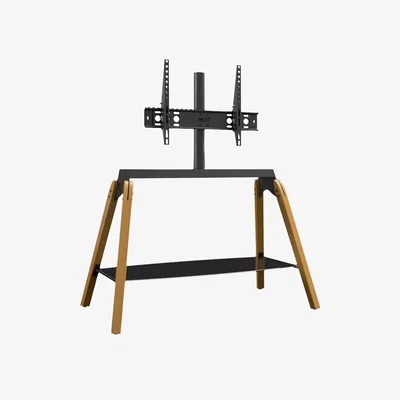 John Lewis AVF Hoxton Quad FSL 1120 TV Stand for TVs up to 86”, Light Wood