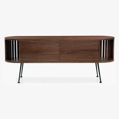 John Lewis John Lewis & Partners Recap TV Stand for TVs up to 50, Walnut