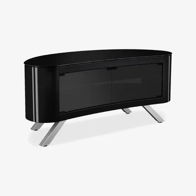 John Lewis AVF Affinity Premium 1150 Bay Curved TV Stand For TVs Up To 55