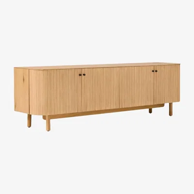 John Lewis west elm Ellington Media Unit, Oak Veneer