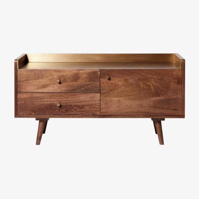 John Lewis Swoon Fresco Media Unit, Light Brown