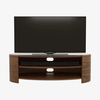John Lewis Tom Schneider Chloe 125cm Media Unit, Walnut