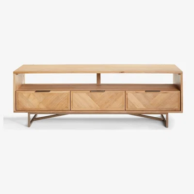 John Lewis John Lewis & Partners Estate TV Stand for TVs up to , Natural