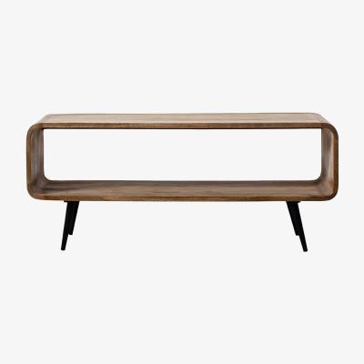 John Lewis Swoon Harring TV Unit, Natural/Black