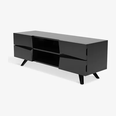 John Lewis Alphason Olympus 1400mm TV Stand for TVs up to 65, Black