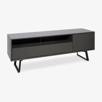John Lewis Alphason Carbon 1600mm TV Stand for TVs up to 70”, Grey