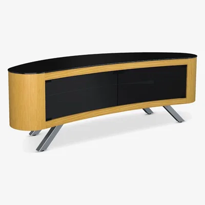 John Lewis AVF Affinity Premium Bay 1500 Curved TV Stand For TVs Up To 70