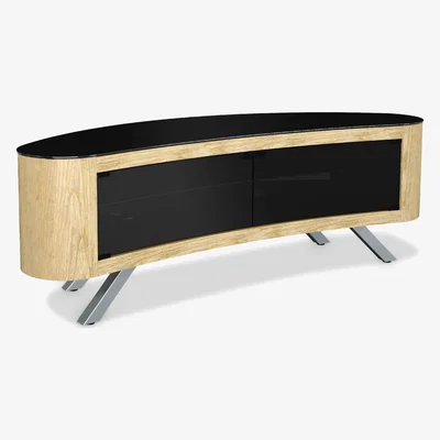 John Lewis AVF Affinity Premium Bay 1500 Curved TV Stand For TVs Up To 70