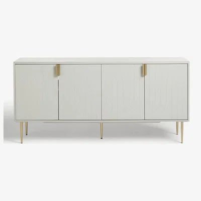John Lewis John Lewis & Partners Harvard TV Stand Sideboard for TVs up to 75, Grey