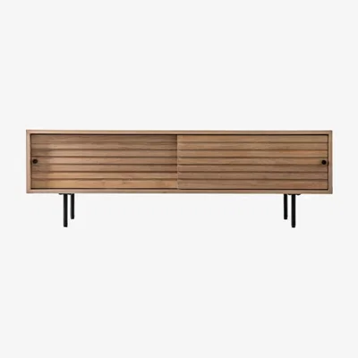 Knees Okayama 140cm Oak TV Unit - Natural