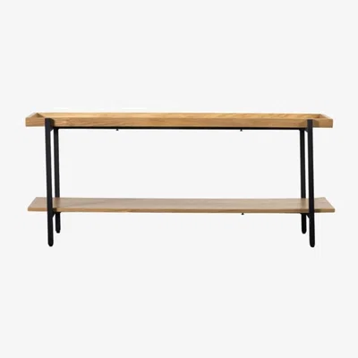 Knees Torrington 40cm Iron TV Unit - Natural