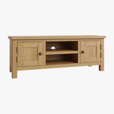 Knees Rara 120cm Rustic Oak 2 Door TV Unit