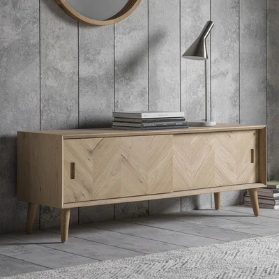 Knees Messina Light Oak Media Unit