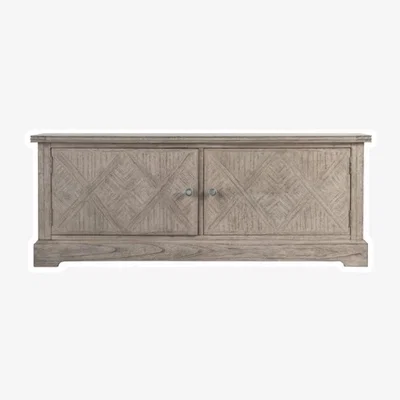 Knees Tansy 130cm Solid Mahogany TV Unit - Natural