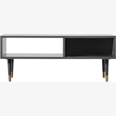 Knees Lismore 100cm Oak TV Unit - Grey