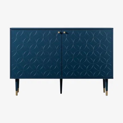 Knees Lismore Oak Sideboard - Blue