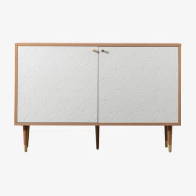 Knees Neo Oak Sideboard - White