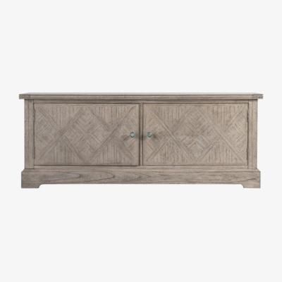 Knees Mustique 130cm Solid Mahogany TV Unit - Natural