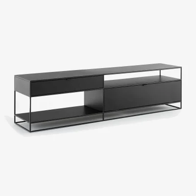 La Redoute Miva Steel TV Unit Width 200cm