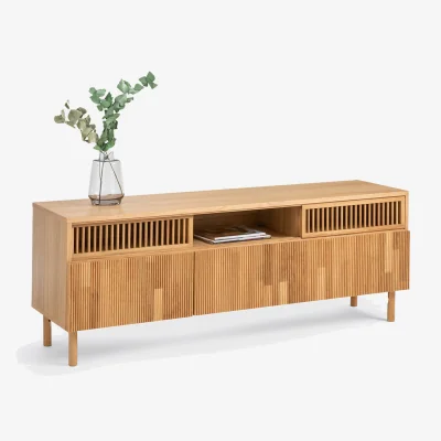 La Redoute Bilbao TV Unit in Oak and Veneer