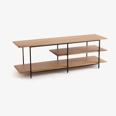 La Redoute Jacobson Oak Multi-Shelf TV Unit