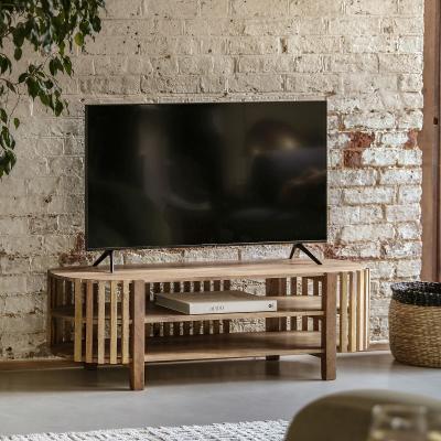 La Redoute Harora Slatted Mango Wood TV Unit