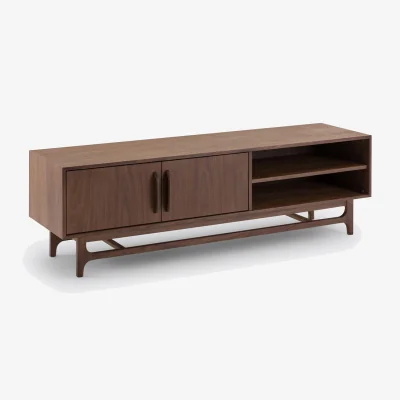 La Redoute Larsen TV Cabinet in Walnut Veneer
