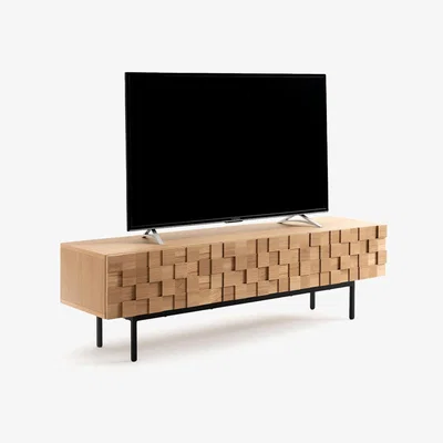 La Redoute Madria 3-Door Oak Veneered TV Cabinet