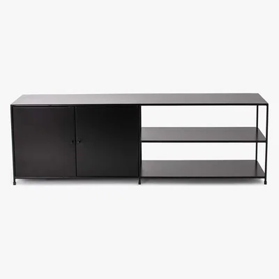 La Redoute Romy Metallic TV Cabinet with 2 Doors