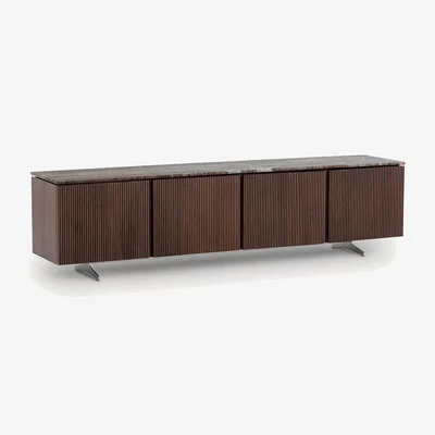 La Redoute Jakto Enfilade TV Unit in Walnut and Travertine