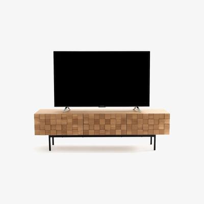 La Redoute Madria 3-Door Oak Veneered TV Cabinet