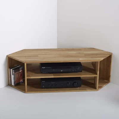 La Redoute EDGAR Solid Oak Corner TV Unit