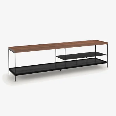 La Redoute Tidder TV Stand in Walnut Veneer